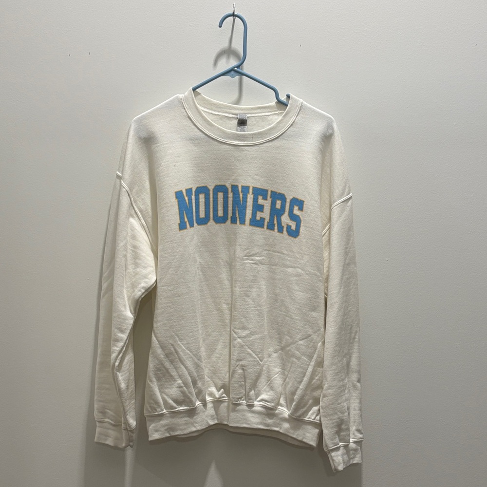 Barstool “Nooners” cream sweatshirt